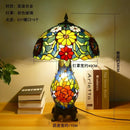 Tiffany Dragonfly Table Lamp Flower Art Deco by Axyaa