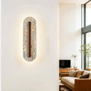 Axyaa Yellow Stone Wall Lights Set - Vintage Wabi Sabi Style
