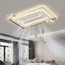 Axyaa Modern Remote Control Ceiling Fan Light Fixture for Living Room