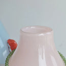 Axyaa Geometric Glass Vase for Home Decor or Flower Arrangement