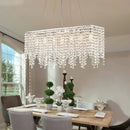 Axyaa Crystal LED Chandelier: Nordic Modern Luxury Lighting