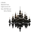 Axyaa Gourd Chandelier: Modern, Creative, High-end, Smart, Personalized Room Decor for Living Room, Restaurant, Villa.