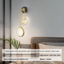 Axyaa Modern LED Wall Clock Light for Home Interior Decoration