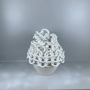 Axyaa Ceramic Chain Vase Ring Round Buckle Handmade Home Decor Accessory