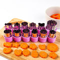 Axyaa Vegetable Cutter Set: Fun Shapes for Kids' Food Baking