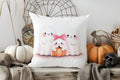 Axyaa Autumn Pumpkin & Drink Pillow Cover for Sofa, Bedroom, Car - Home Decor