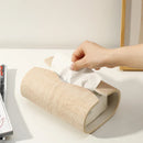 Axya Pure Stone Tissue Box, Modern Living Room Decor, Creative Desktop Ornament