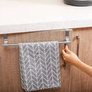 Axyaa Stainless Steel Towel Rack Wall Mounted Bathroom Kitchen Organizer Shelf