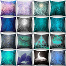 Axyaa Retro Moon Star Pillowcase for Car & Home Décor