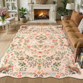 Nordic Print Soft Living Room Rug by Axyaa - Fashionable and Washable Carpet