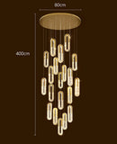 Axyaa Modern Indoor Pendant Lights LED Chandeliers for Living Room Ceiling Lamp