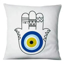 Axyaa Evil Eye & Hamsa Cushion Covers - Sofa, Bedroom, Car Pillow Cover