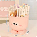 Axyaa Kawaii Plastic Pencil Holder & Makeup Brush Organizer