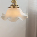 Axyaa Ceramic Flower Wall Lamp: Nordic Modern LED Bedside Light with Flexible Design