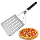 Axya 58cm Aluminum Pizza Peel Shovel with Wood Handle in Silver
