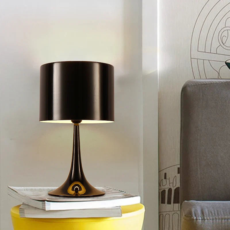 Axyaa Mushroom Floor Lamp - Designer E27 White Black Living Room Decor