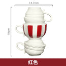 Axyaa Creative Cup Ceramic Vase Ornament Flower Arrangement Artistic Craft