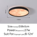 Axyaa Moon LED Ceiling Lamp: Modern Bedroom Light, Indoor Lighting Fixture