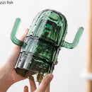 Axya Cactus Glass Mug: Creative Drinkware for Home, Kitchen, and Breakfast