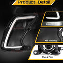 Axyaa LED Daytime Running Fog Lights Headlights Turn Signal for Toyota Grand Highlander 2024-2025