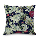 Axyaa Night Rose Linen Pillowcase - Decorative Floral Pillow Covers for Home Decor