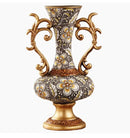 Axyaa Retro Resin Vase: Home Table Decor Ornaments for Livingroom, Hotel, Club
