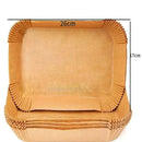Axyaa Non-Stick Air Fryer Grill Mat: Rectangular Baking Tray Liner