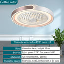 Axyaa Smart Fan Light: Quiet, Eye Protection, LED Ceiling Light, Reversible Blades