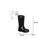 Axyaa Ceramic Boot Vase for Hydroponic Flower Arrangement and Home Decoration