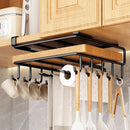 Axyaa Under Cabinet Basket Storage Shelf: Kitchen & Office Organizer