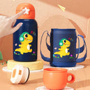 Axyaa Kids Cartoon Water Bottle - Stainless Steel Vacuum Flask