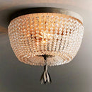 Axyaa Crystal Chandelier: European Retro Luxury Lighting for Bedroom, Living Room, Restaurant