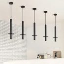 Axyaa Nordic Minimalist Black Long Line Pendant Lamp