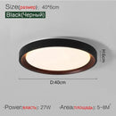 Axyaa Walnut Grain Smart Ceiling Light for Bedroom and Living Room