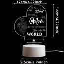 Axyaa Heart Nightlight: Festival & Mother Gift, Atmosphere Table Lamp