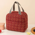 Axyaa Insulated Tote Lunch Bag for Women and Men: Portable Cooler Storage Handbag
