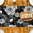 Axyaa Elegant Floral Table Runner for Dining Room Decor