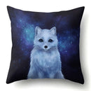 Axyaa Galaxy Print Pillowcase - Decorative Polyester Cushion Cover for Home Sofa