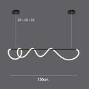 Axyaa Nordic Golden Chandelier LED Pendant Light for Restaurant