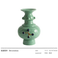Ceramic Small Mouth Vase for Axyaa Home Decor