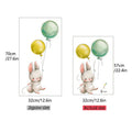 Axyaa Animal Balloon Nursery Wall Sticker Decal for Children's Bedroom Decor