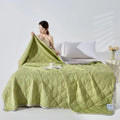 Axyaa Summer Cool Quilt Cold Silk Solid Color Single Double Air Conditioner Quilt