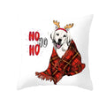 Axyaa Christmas Hat Pet Printed Cushion Cover 45x45cm