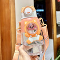 Axyaa Dinosaur Kids Straw Water Bottle