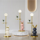 Axyaa Rabbit LED Floor Lamp for Study Living Room Girls Bedroom
