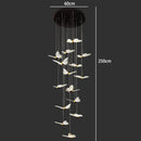 Axyaa Nordic Chandeliers for Dining Room Pendant Lights Ceiling Hanging Lamps