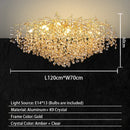 Axyaa Maple Leaf Pendant Light: Modern Minimalist Luxury for Living Room