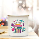 Axyaa Teacher's Day Enamel Handle Coffee Cup - Appreciation Gift for Educators