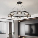Axyaa Modern Indoor LED Chandelier Ceiling Lamp for Dining Room and Living Room