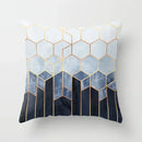 Axyaa Geometric Heart Piano Girl Throw Pillow Case Set for Home Decor